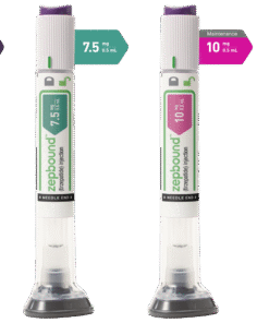 Zepbound injection sites abdomen thigh and upper arm